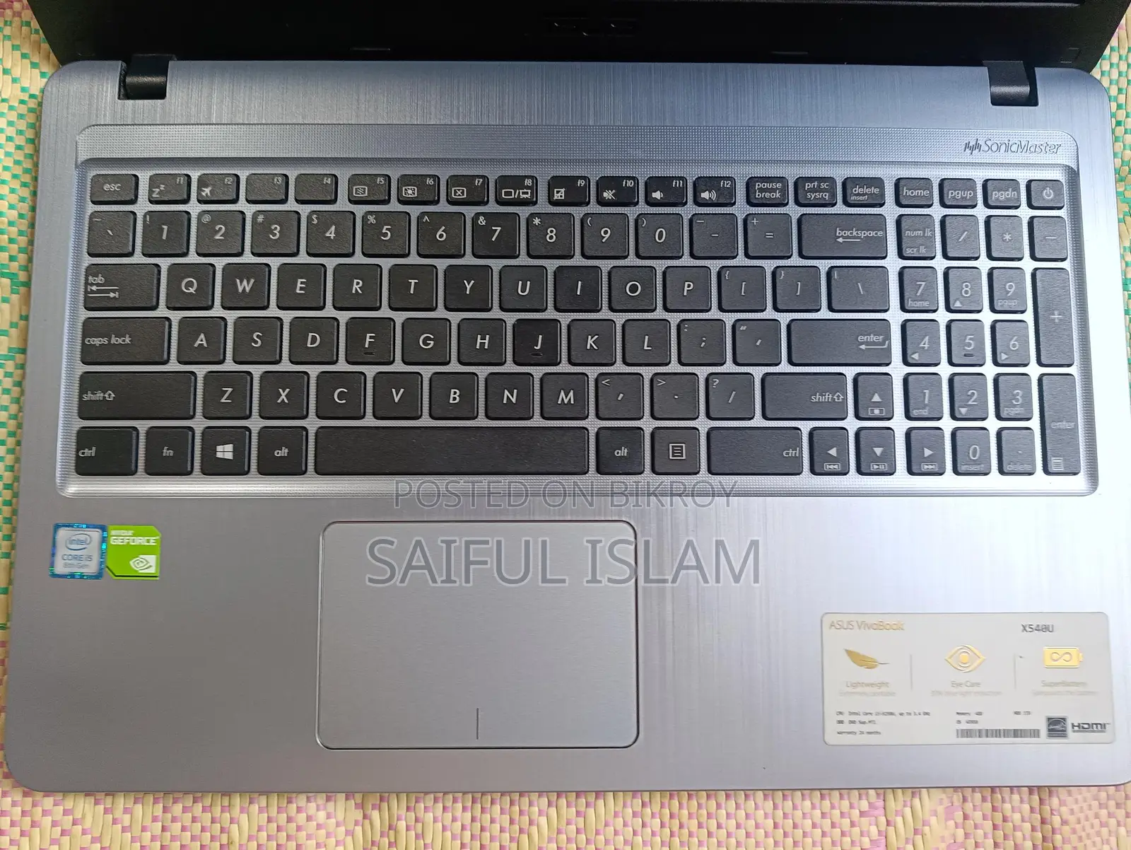 Laptop Asus VivoBook X540SA 4GB Intel Core I5 HDD 1T