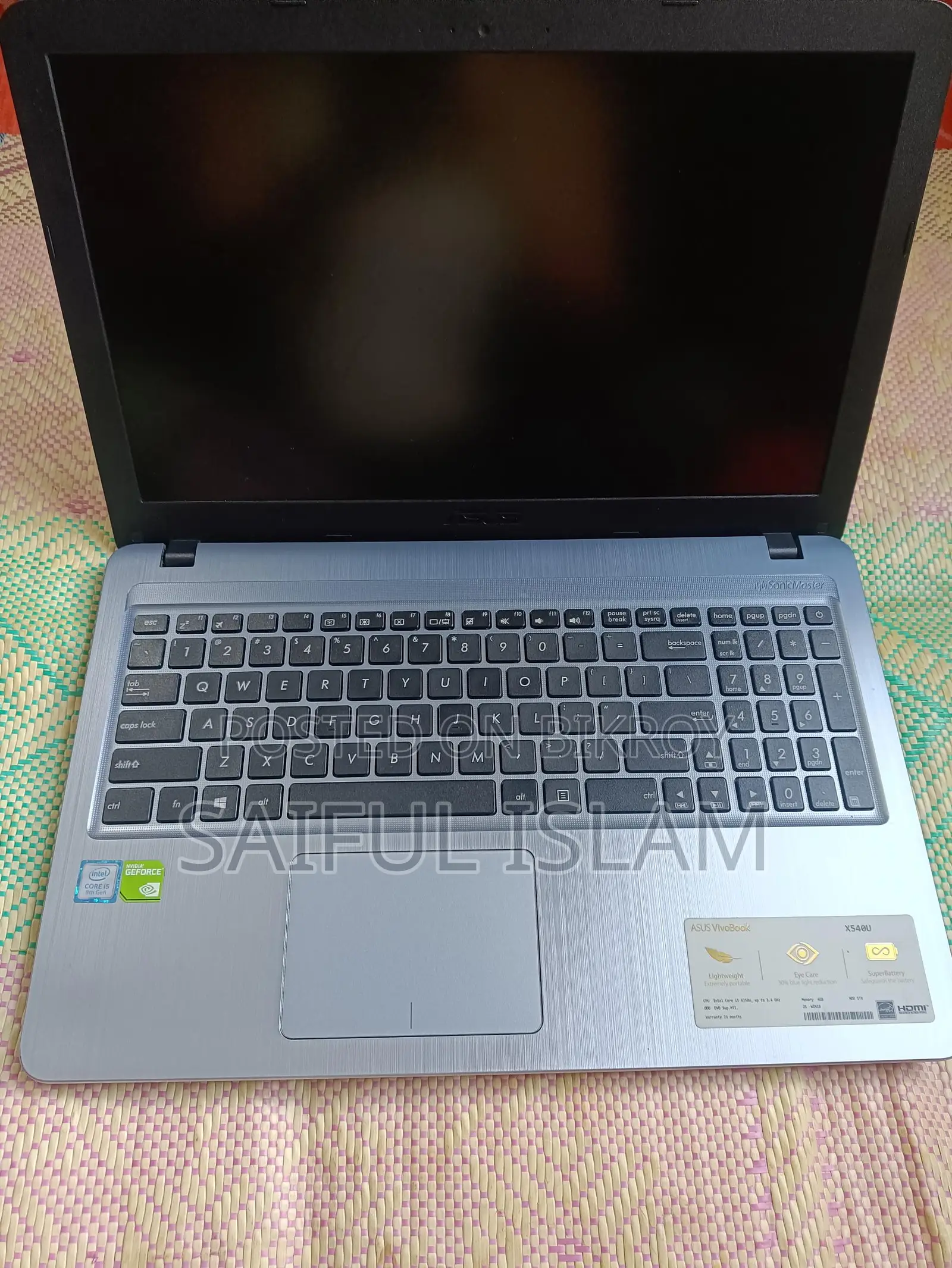 Laptop Asus VivoBook X540SA 4GB Intel Core I5 HDD 1T