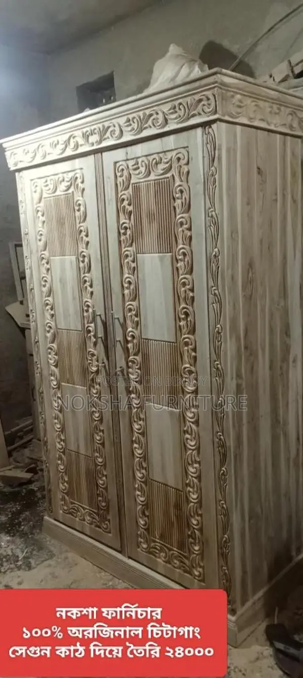এই দামে সেগুন কাঠের খাট? বিশ্বাস না হলে দেখে যান