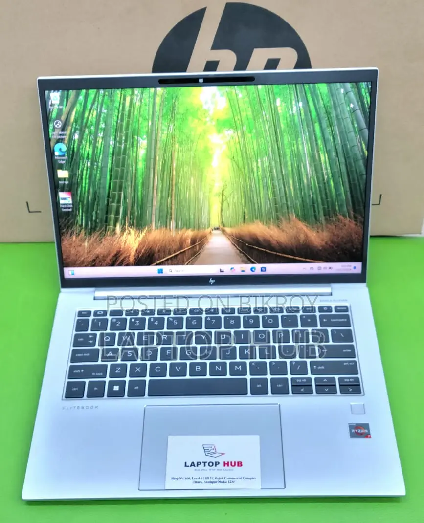 HP EliteBook 845 G7, Ryzen 5 Pro-4600, 8 RAM, 256 SSD, 14” FHD Display