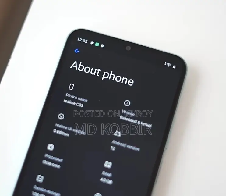 Realme C33 . (Used)