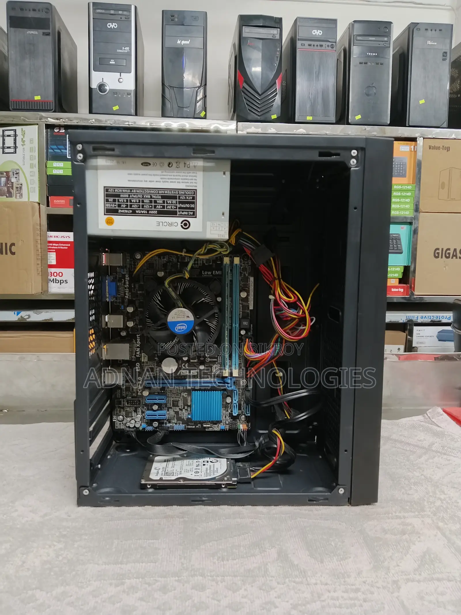 Intel Core I3 (3rd Gen) Desktop PC 500GB HDD, 500W PSU, 4GB RAM