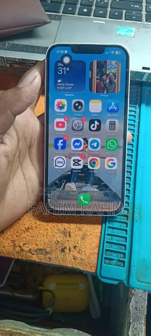 Apple iPhone 13 256 GB Rom box Ase (Used)