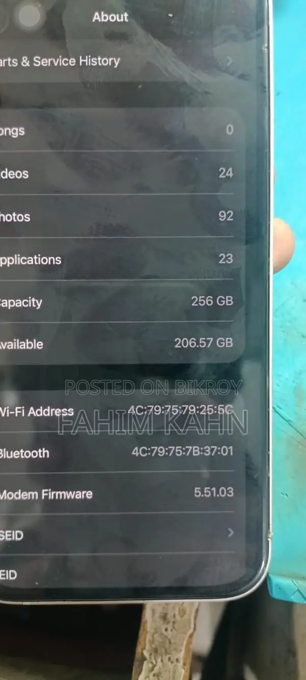 Apple iPhone 13 256 GB Rom box Ase (Used)