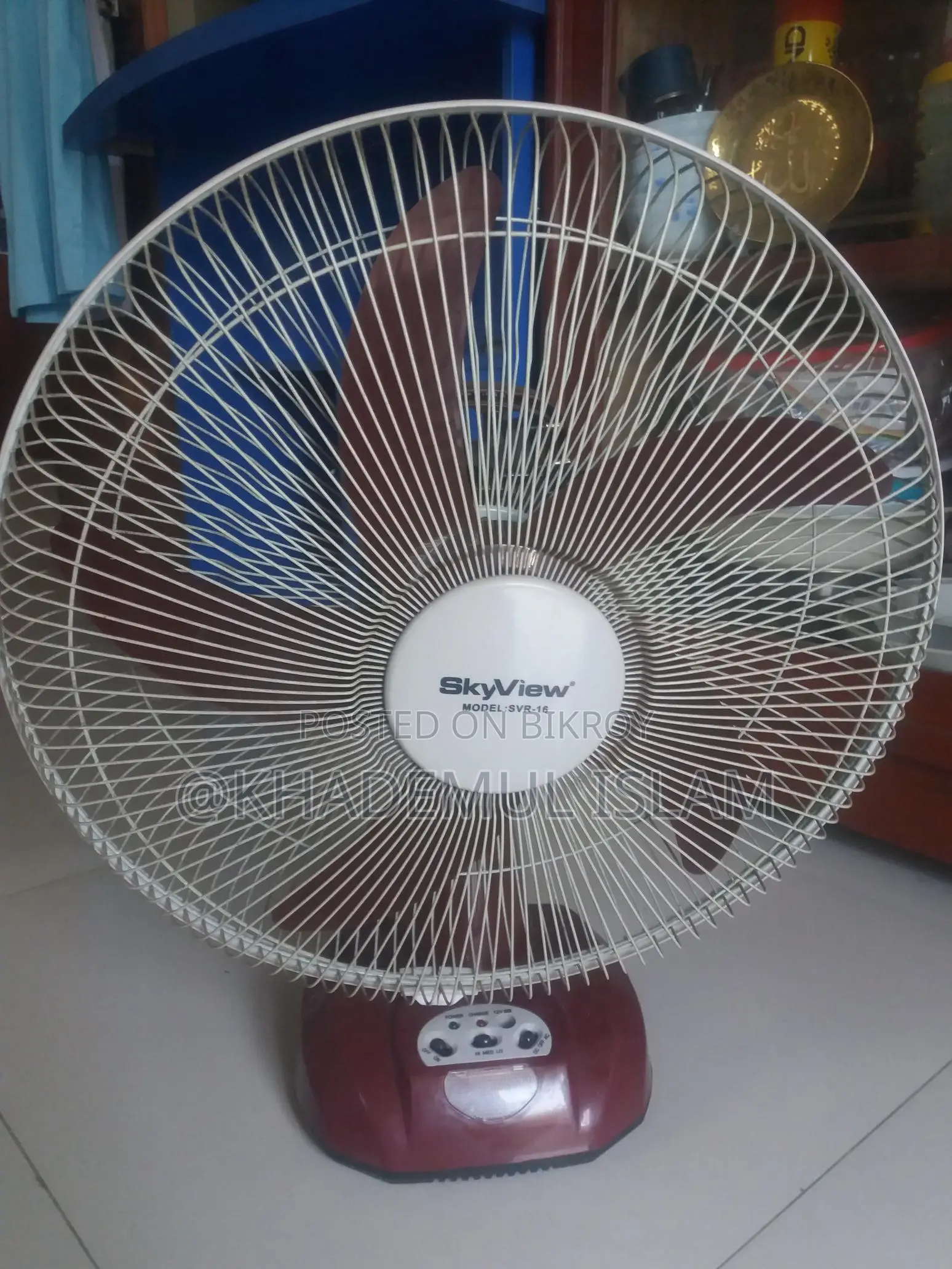 Rechargeable Fan