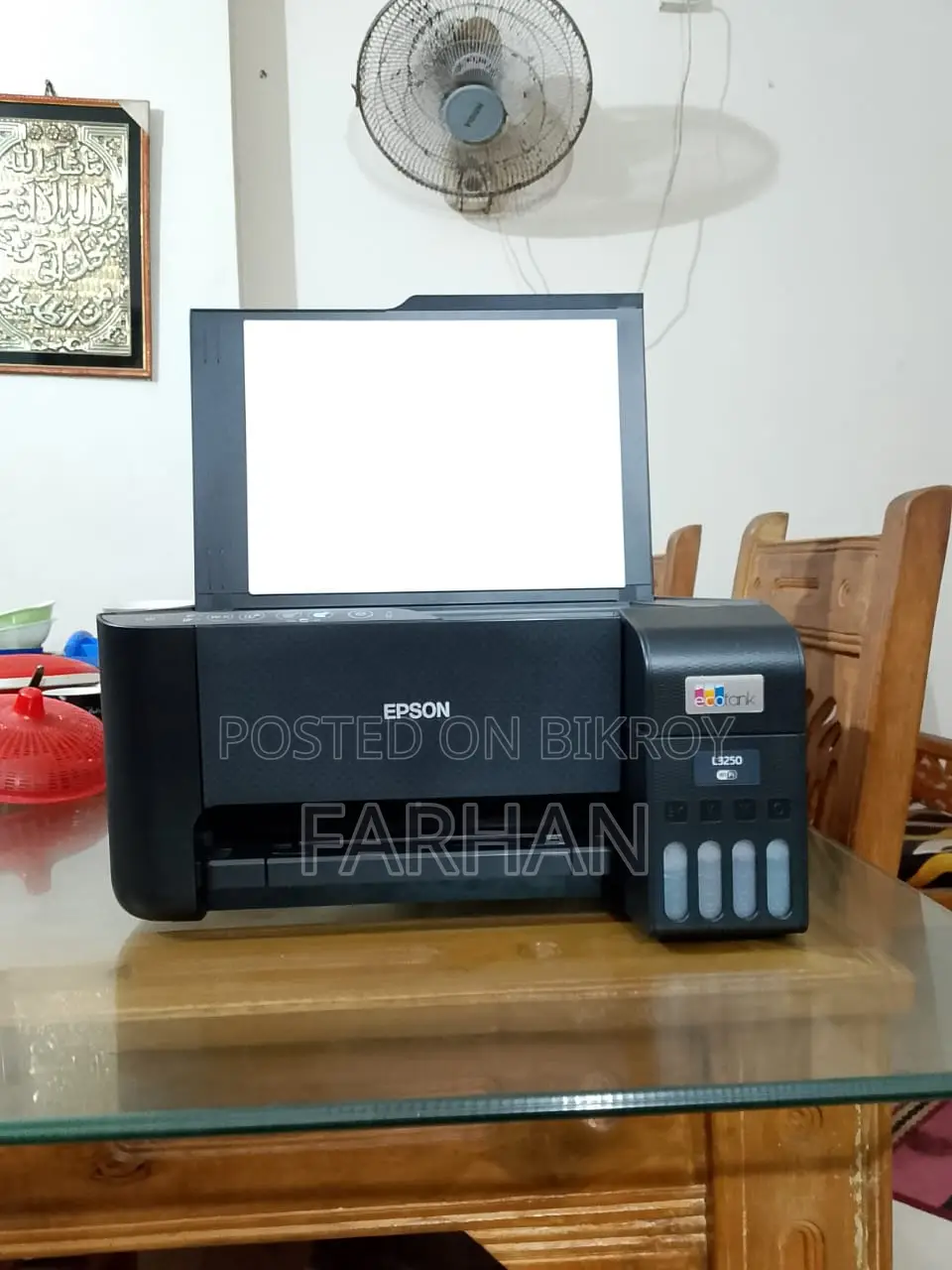 ইপসন L3250 ওয়াই-ফাই প্রিন্টার সুপার ফ্রেশ কন্ডিশনে বিক্রয়