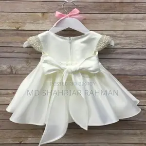 Baby Hand Work Dress (white Collection)