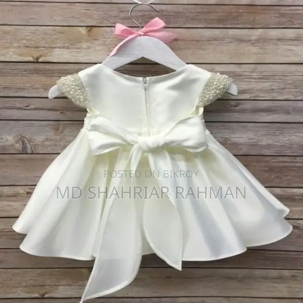 Baby Hand Work Dress (White Collection)
