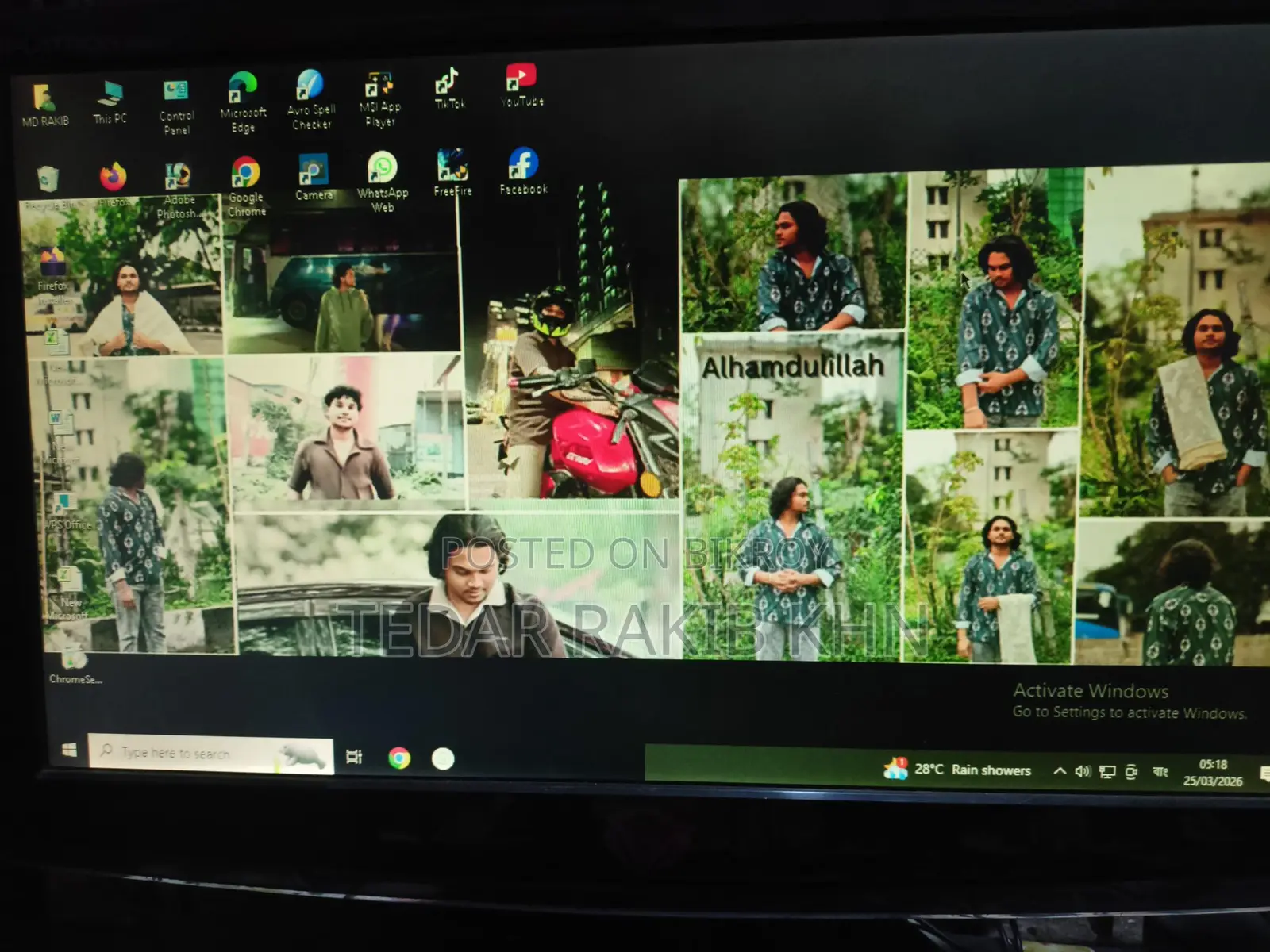 ডেস্কটপ কম্পিউটার গিগাবাইট জিএ-এইচ১১০এমএসটিএক্স-এইচডি৩-জেডকে ৮জিবি ইন্টেল কোর আই৫ এইচডিডি ৪টি