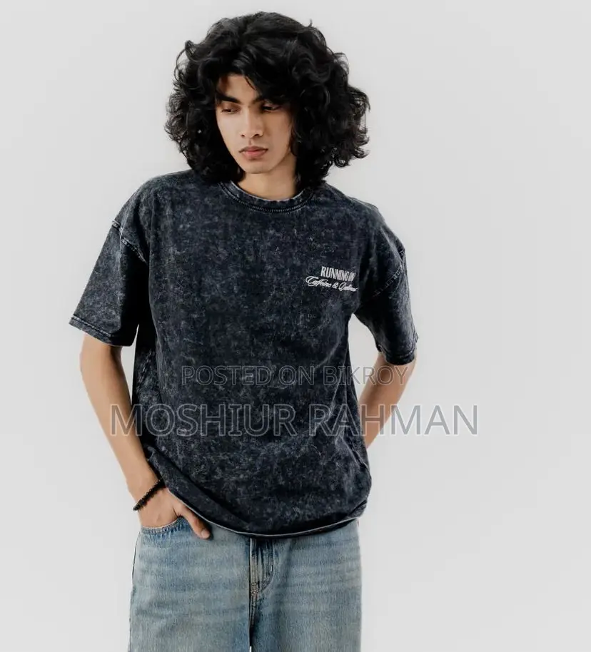Premium Acid Wash Drop Shoulder T-shirt