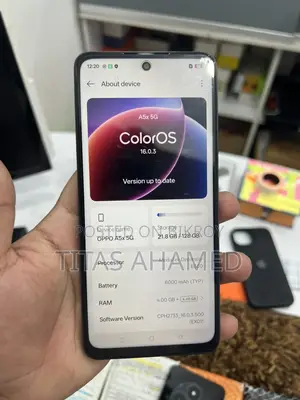 OPPO A5x 4+4/128 (ব্যবহৃত)