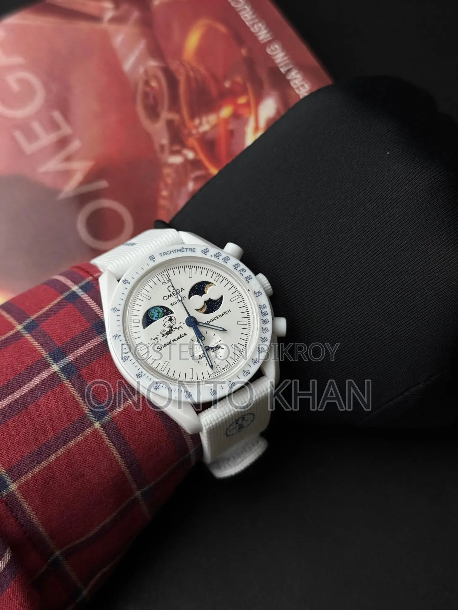 Iconic Omega Moon Swatch।পৃথিবীর সবচেয়ে কম ওজনের ঘড়ি।