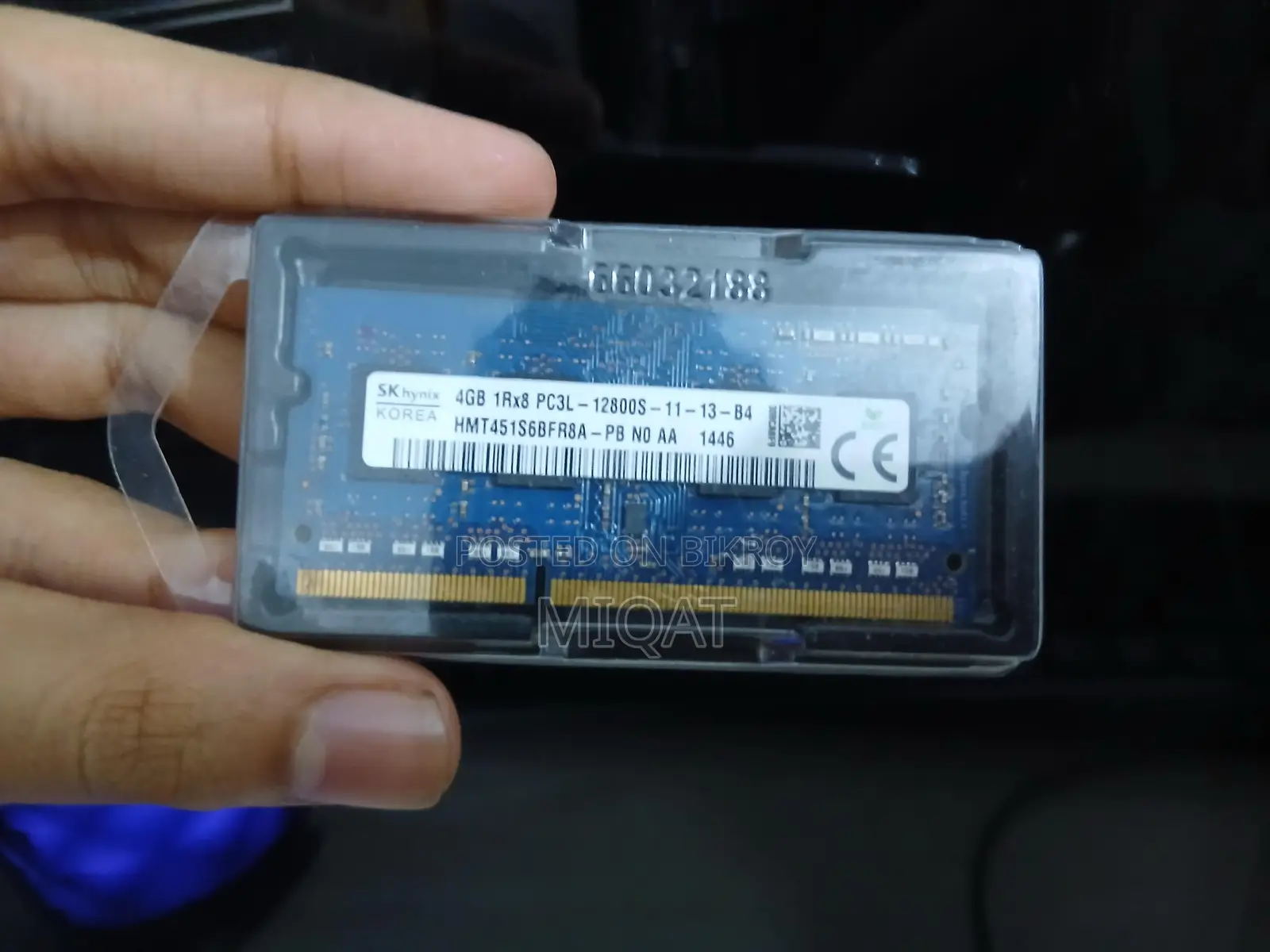 Sk Hynix 4gb Ddr3 1600mhz Laptop Ram (so-dimm)