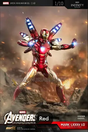 Iron Man MK85 Action Figure LED 7"
