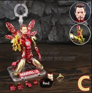 Iron Man MK85 Action Figure LED 7"