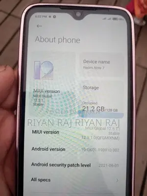 শাওমি রেডমি নোট ৭ . (ব্যবহৃত)