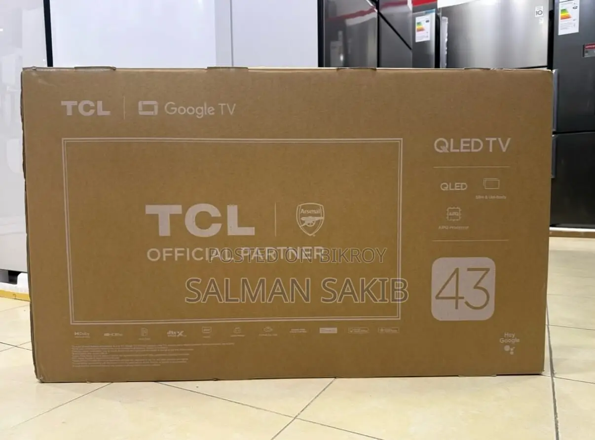 🔥 TCL 43” QLED Smart Google TV (Model: 43P7K)