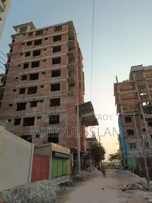 Modern flat under construction with land share for sale.