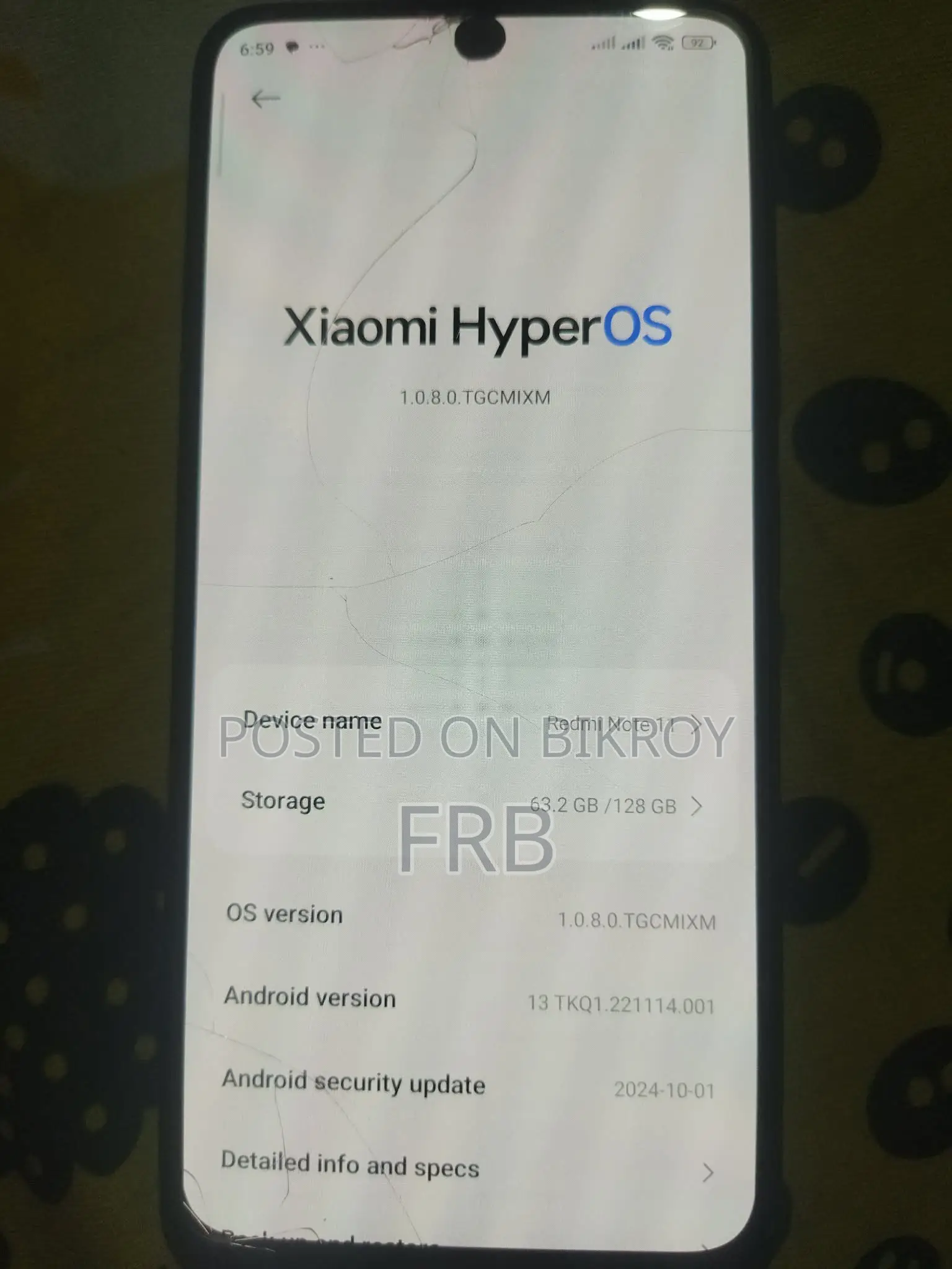 Xiaomi Redmi Note 11 6/128 (ব্যবহৃত)