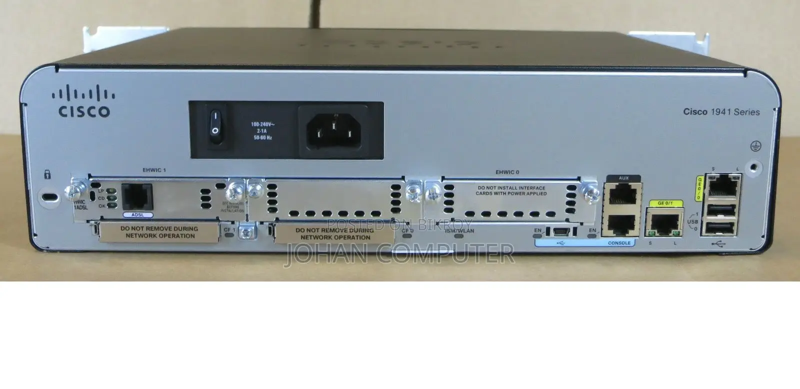 CISCO 1941/K9 ইন্টিগ্রেটেড সার্ভিসেস রাউটার