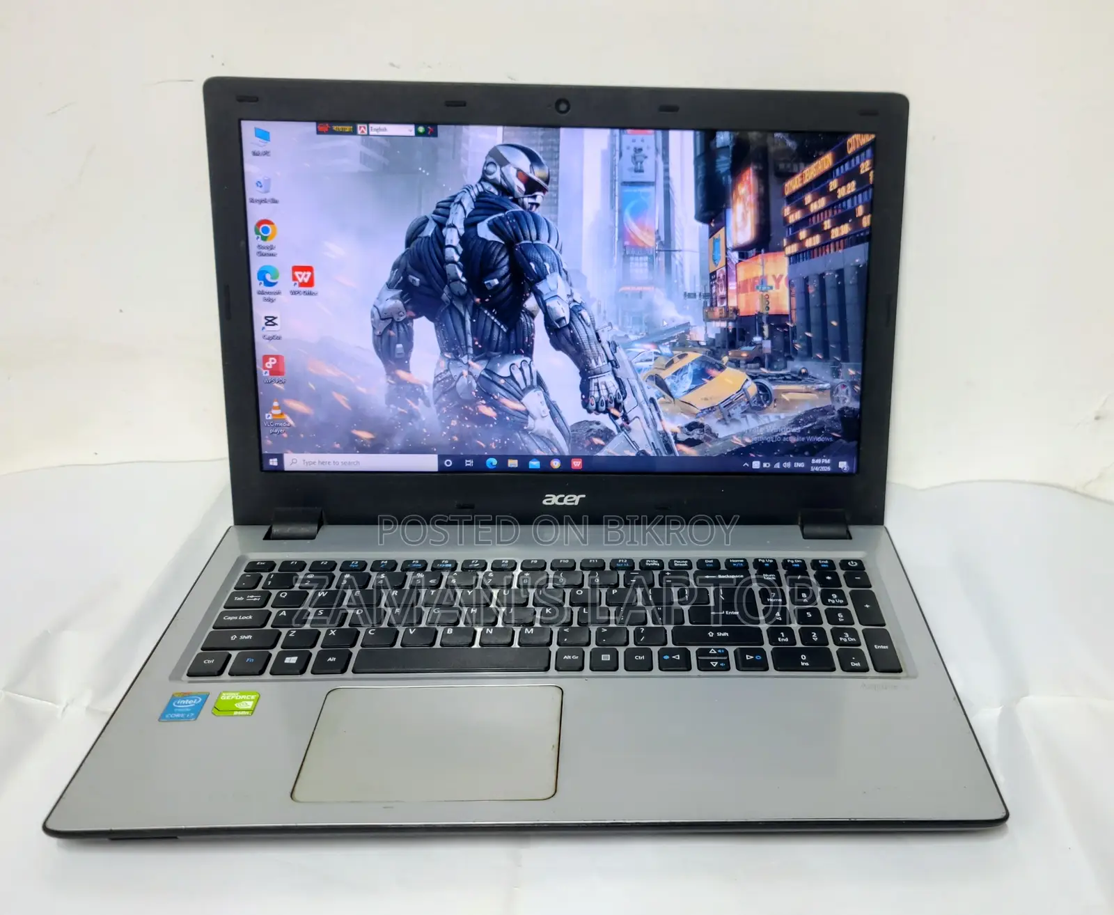 Acer Aspire Core i7 5th Gen Gaming NVIDIA SSD Slim Laptop