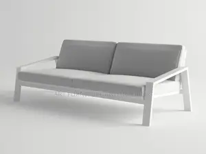Two Seater Iron Sofa - 05 ( Long Durable Modern Office )