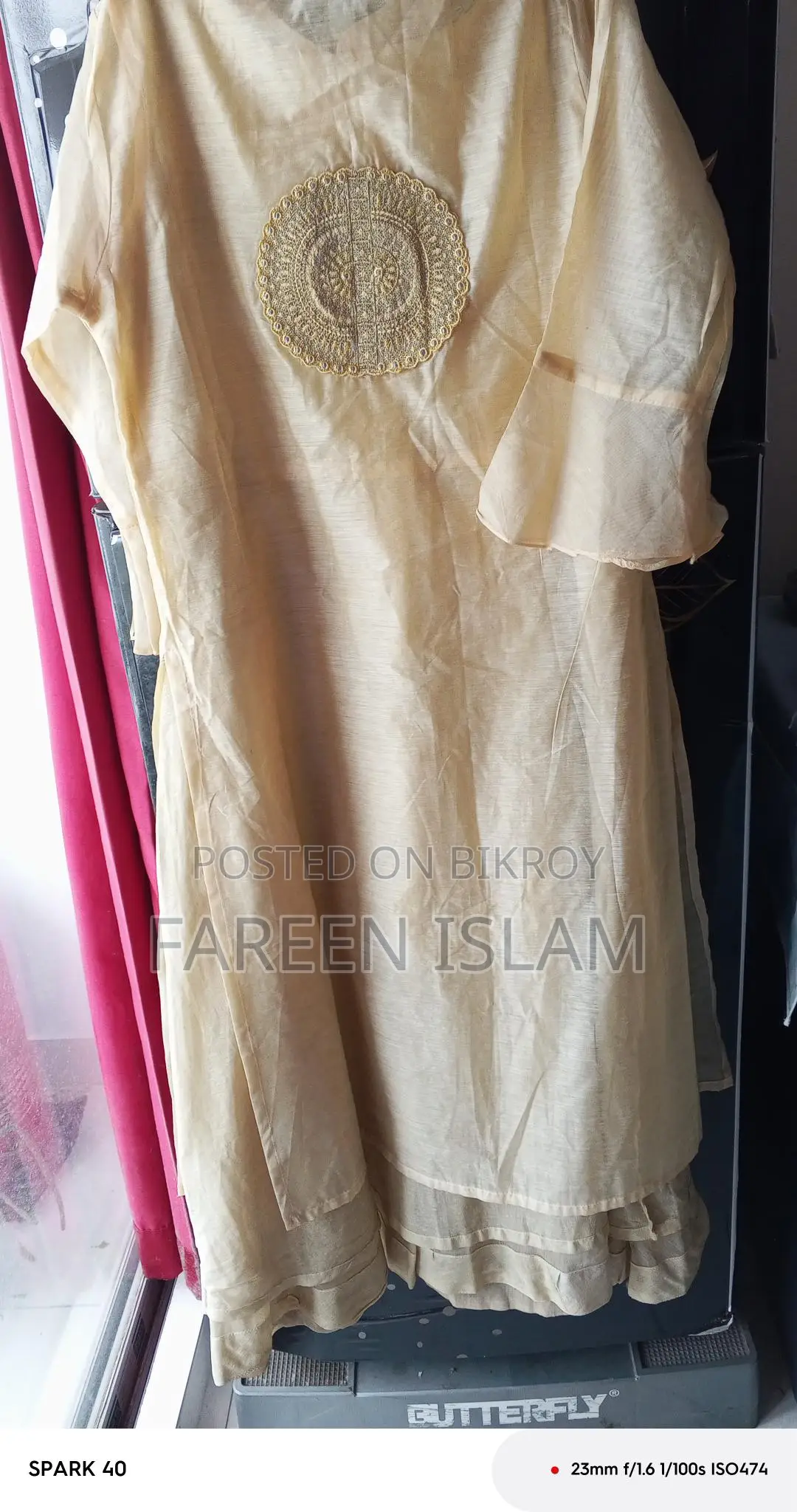 Golden Work Gown