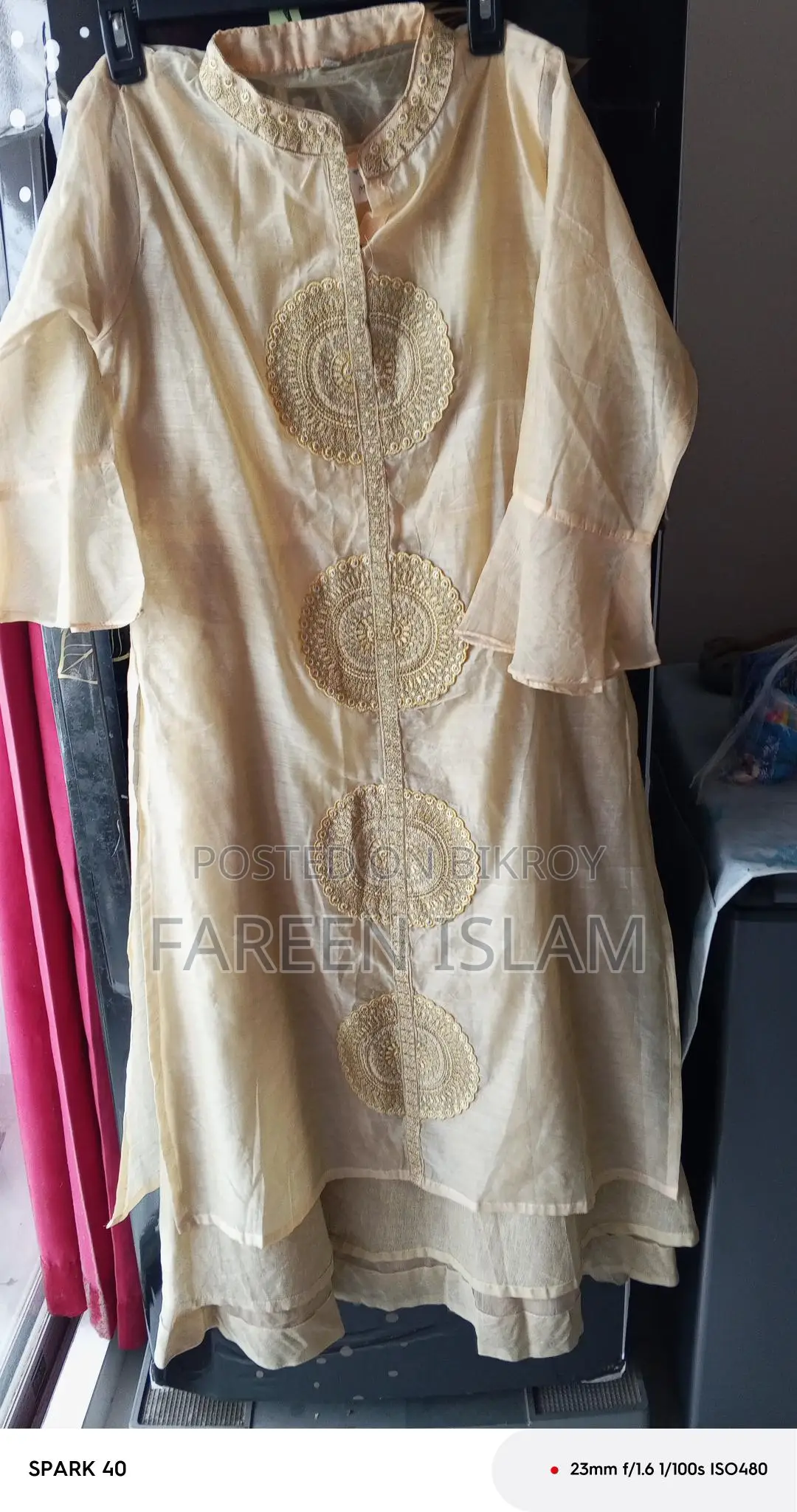 Golden Work Gown