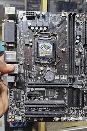 GIGABYTE GA-H110-S2PH Motherboard used 100% running
