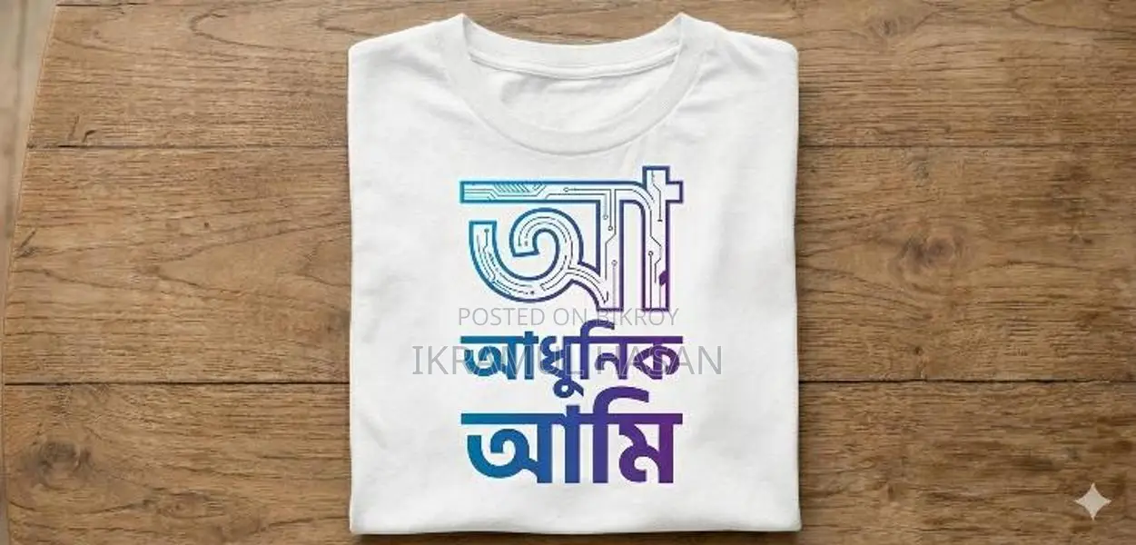 Premium Custom Printed T-Shirt (Modern Design)