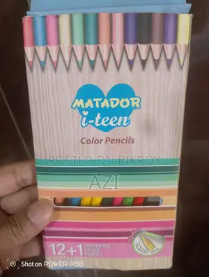 Used Matador Color Pencils - 8 Pieces Heavily