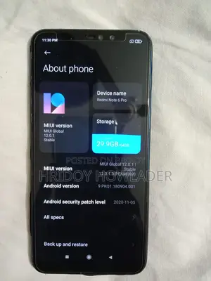 Xiaomi Redmi Note 6 Pro . (ব্যবহৃত)