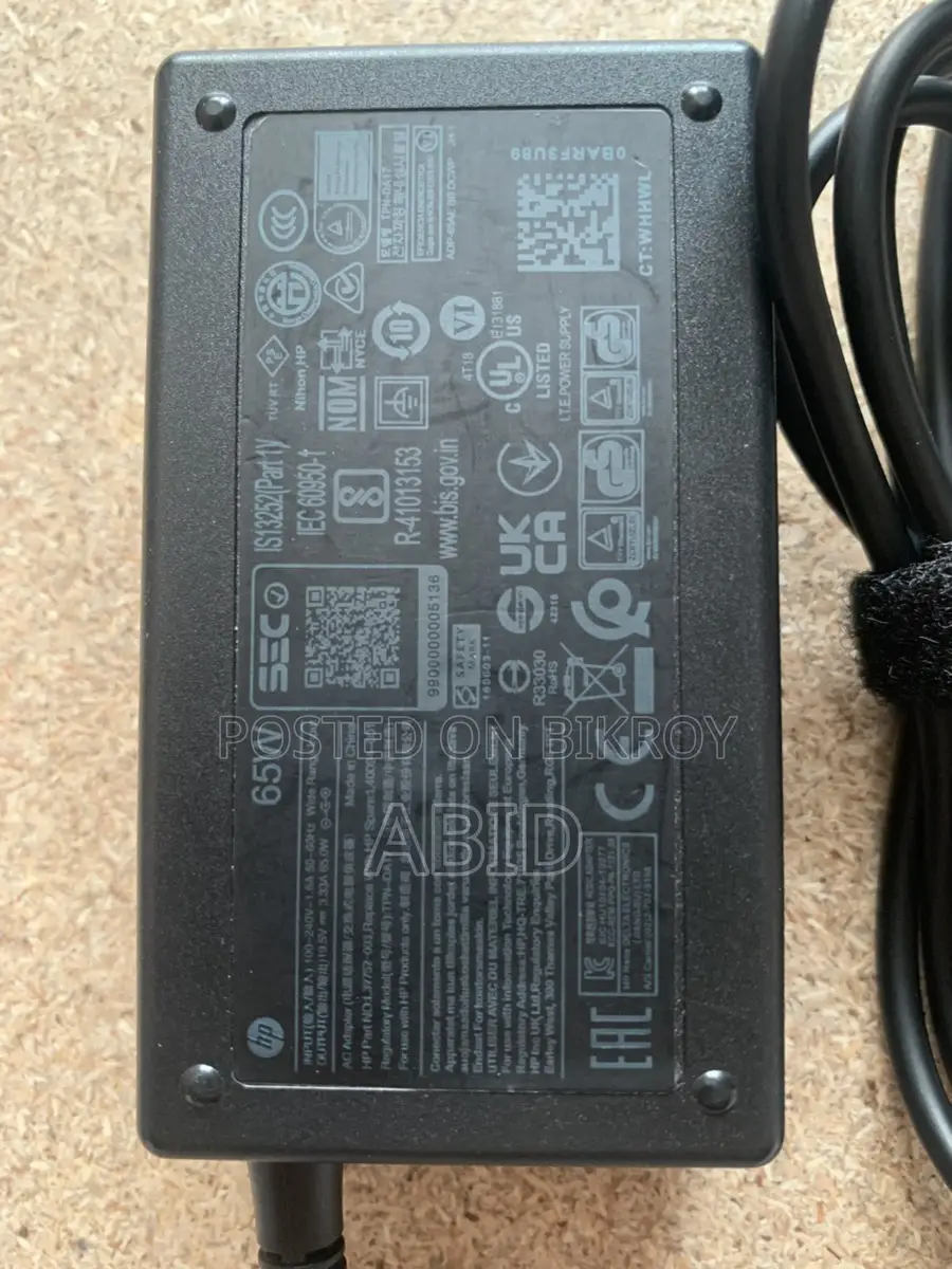 Hp Original 65w Laptop Charger