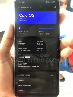 OPPO F19 Pro . (Used)