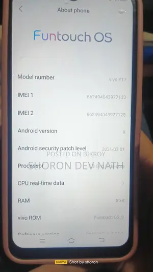 Vivo Y17 (Used)