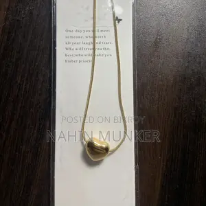 গোল্ড হার্ট পেন্ডেন্ট নেকলেস ফ্রি হোম ডেলিভারি
