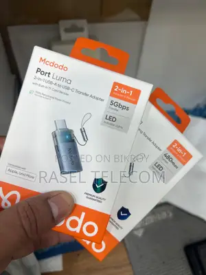 Mcdodo Port Luma – iPhone OTG Adapter with Memory Card Reader