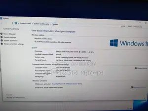 পিসি মনিটর একসাথে 5th gen Hp dual core Ram 4 SSd 120 All in one