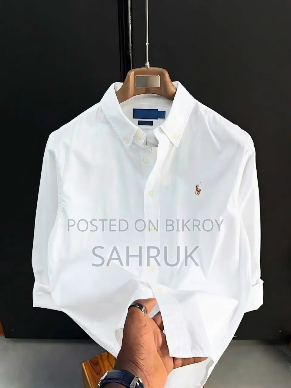 Pure Oxford Cotton Shirt For Man