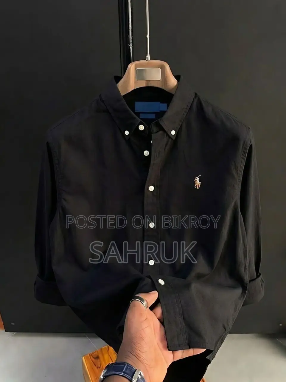 Pure Oxford Cotton Shirt For Man
