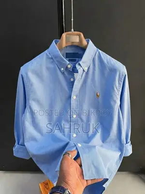 Pure Oxford Cotton Shirt For Man