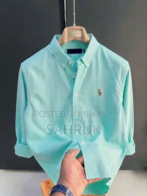 Pure Oxford Cotton Shirt For Man