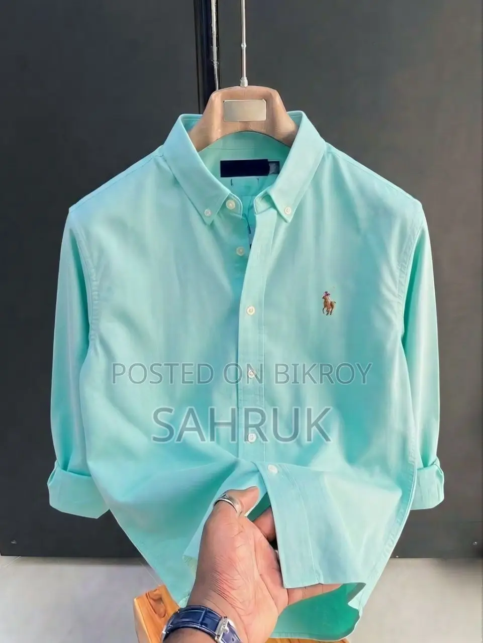 Pure Oxford Cotton Shirt For Man