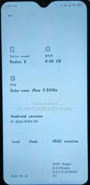 Xiaomi Redmi 8 . (Used)