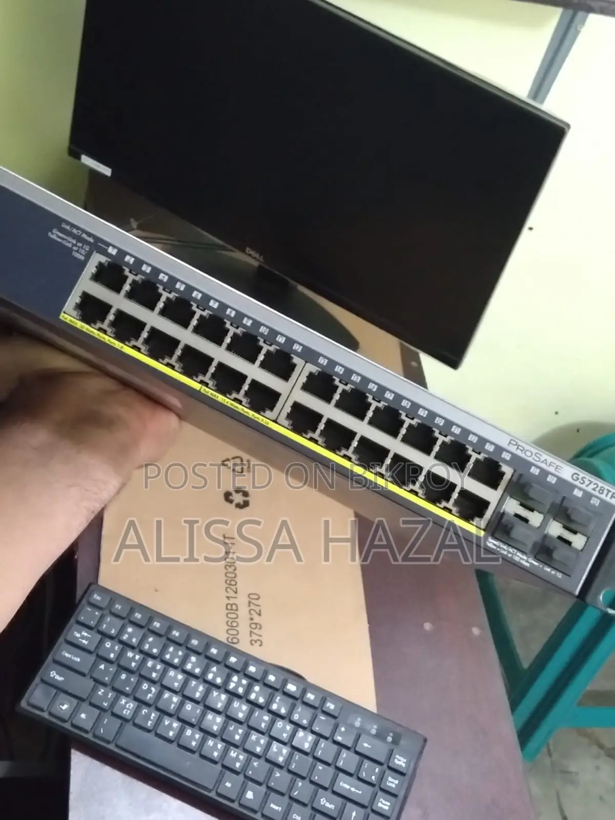 Netgear Gs728tp 24 + 4 Sfp Port Pro Safe Gigabit Poe Manage Switch