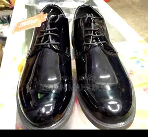 Apex Black Shiny Formal Shoe Brand New