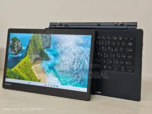 Toshiba Japanese Laptop: Use as Laptop or Tablet
