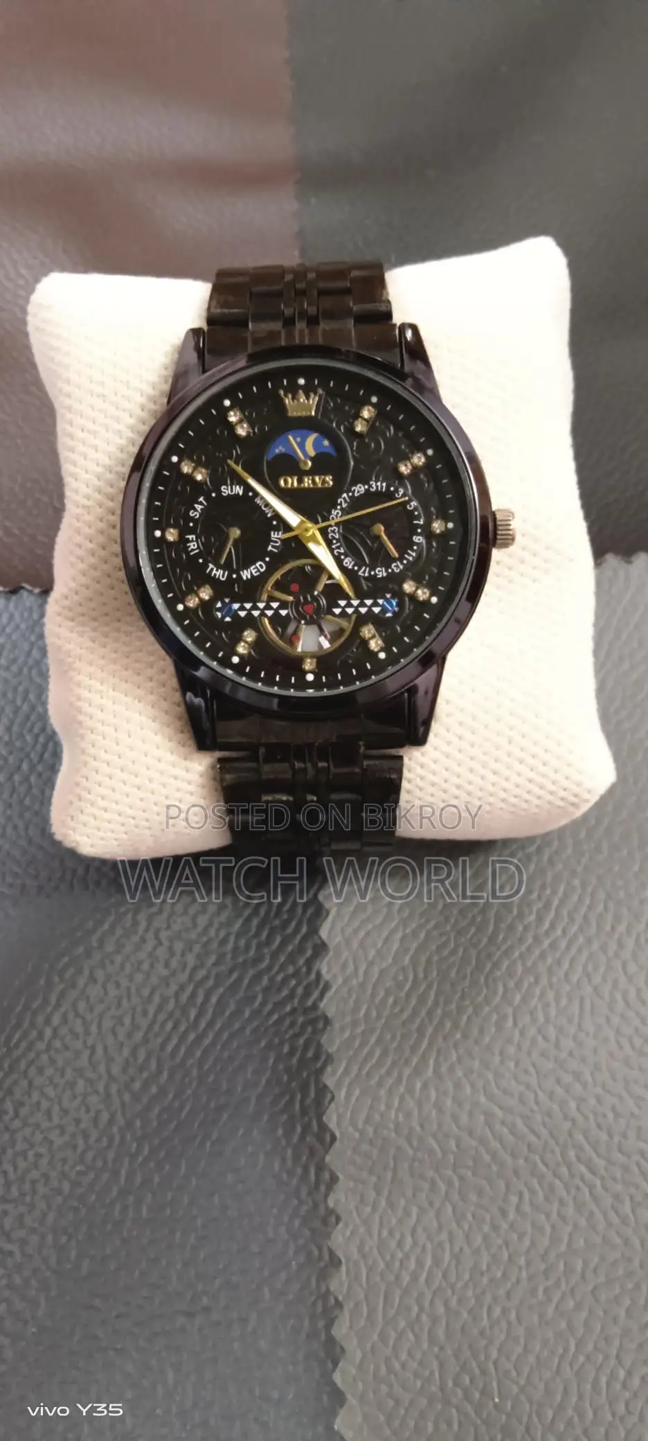 Olevs Watch – A Grade Black Edition