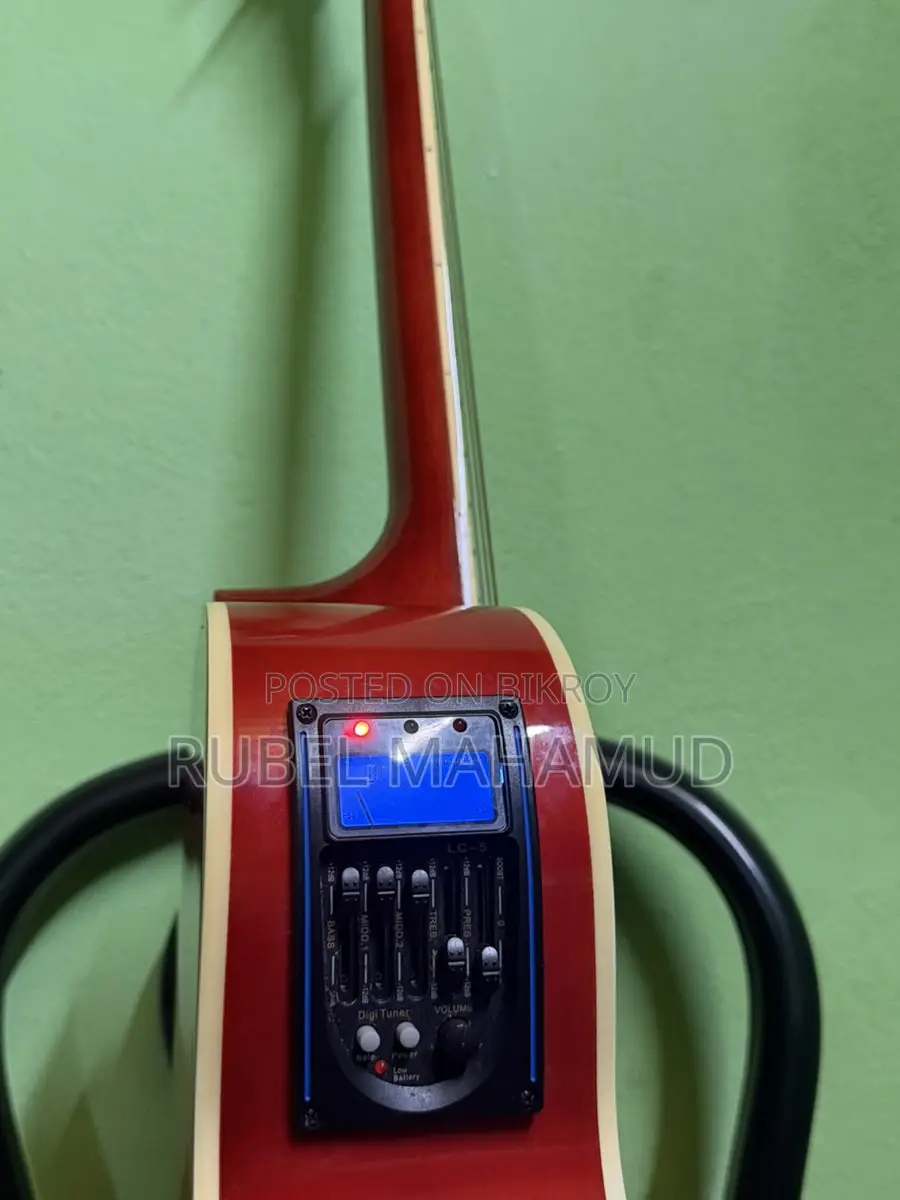Original Yamaha Acoustic Guitar Like New Cutaway Design Nilphamari