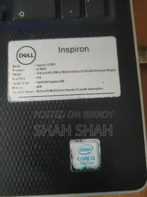Laptop Dell Inspiron 15 3542 4GB Intel Core I3 HDD 1T